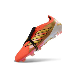 adidas Predator Elite Fold Over Tongue FG Orange Golden Schwarz