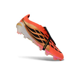 adidas Predator Elite Fold Over Tongue FG Orange Golden Schwarz