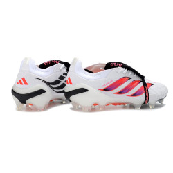 adidas Predator Elite Fold Over Tongue FG Weiß Rot Schwarz
