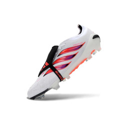 adidas Predator Elite Fold Over Tongue FG Weiß Rot Schwarz