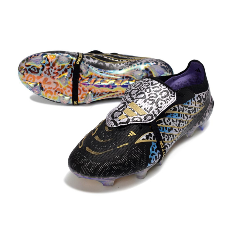 adidas Predator Elite Fold Over Tongue FG Kaká Zwart Paars Goud Limited Edition