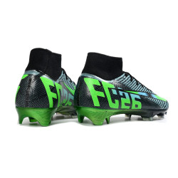 Herren Fußballschuhe Nike Air Zoom Mercurial Superfly X Elite Fg Schwarz GrÜN