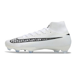 Nike Mercurial Zoom Superfly X Elite FG Fußballschuh Weiß Schwarz