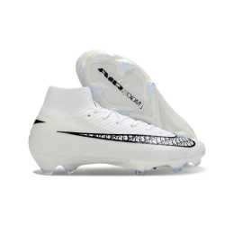 Nike Mercurial Zoom Superfly X Elite FG Fußballschuh Weiß Schwarz