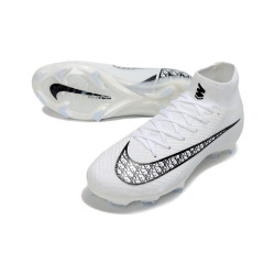 Nike Mercurial Zoom Superfly X Elite FG Fußballschuh Weiß Schwarz