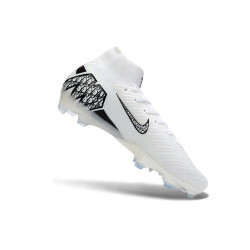 Nike Mercurial Zoom Superfly X Elite FG Fußballschuh Weiß Schwarz