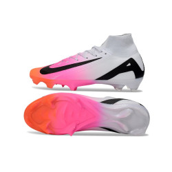 Nike Air Zoom Mercurial Superfly X Elite FG Rosa Schwarz Weiß