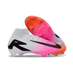 Nike Air Zoom Mercurial Superfly X Elite FG Rosa Schwarz Weiß