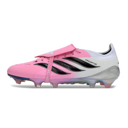 adidas  Fußballschuhe Predator 26 Elite FT FG Rosa Weiß Schwarz