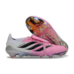 adidas  Fußballschuhe Predator 26 Elite FT FG Rosa Weiß Schwarz