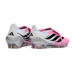 adidas  Fußballschuhe Predator 26 Elite FT FG Rosa Weiß Schwarz