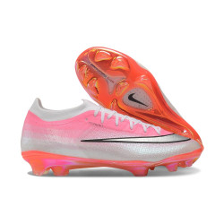 Fussballschuhe Nike Zoom Mercurial Vapor XVII Elite FG Rosa Silbern