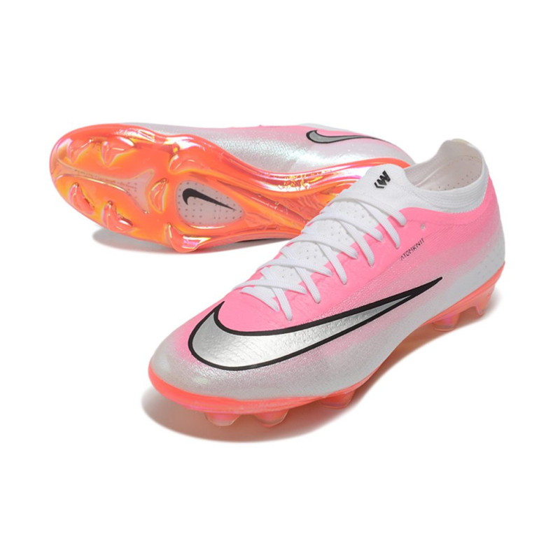 Fussballschuhe Nike Zoom Mercurial Vapor XVII Elite FG Rosa Silbern