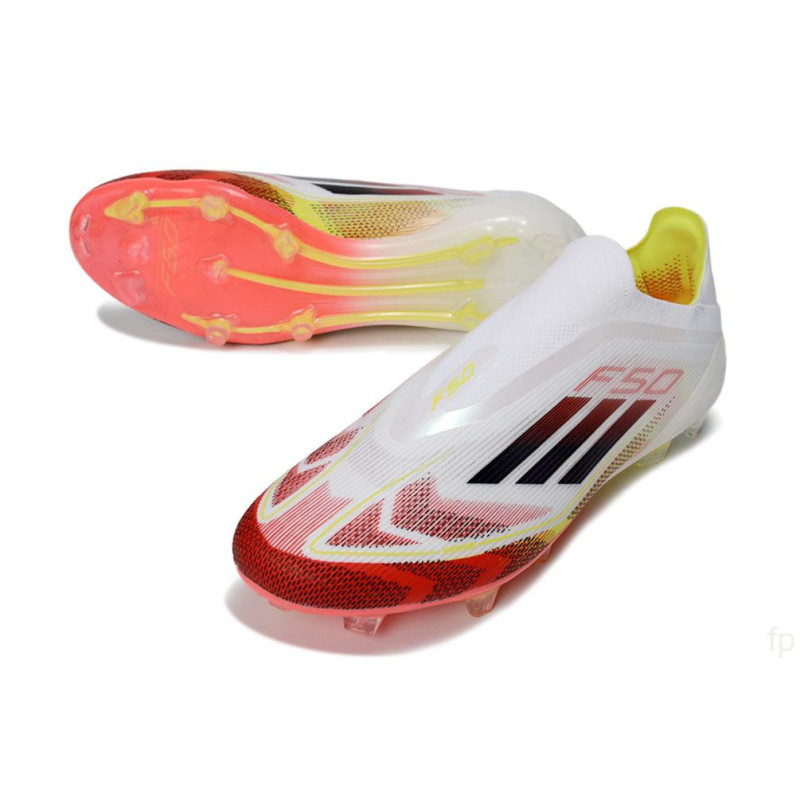 adidas F50 Elite LL FG Fußballschuhe Weiß Schwarz Gelb