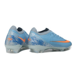 Schuhs Nike Air Zoom Mercurial Vapor XVII Elite FG Blau Orange
