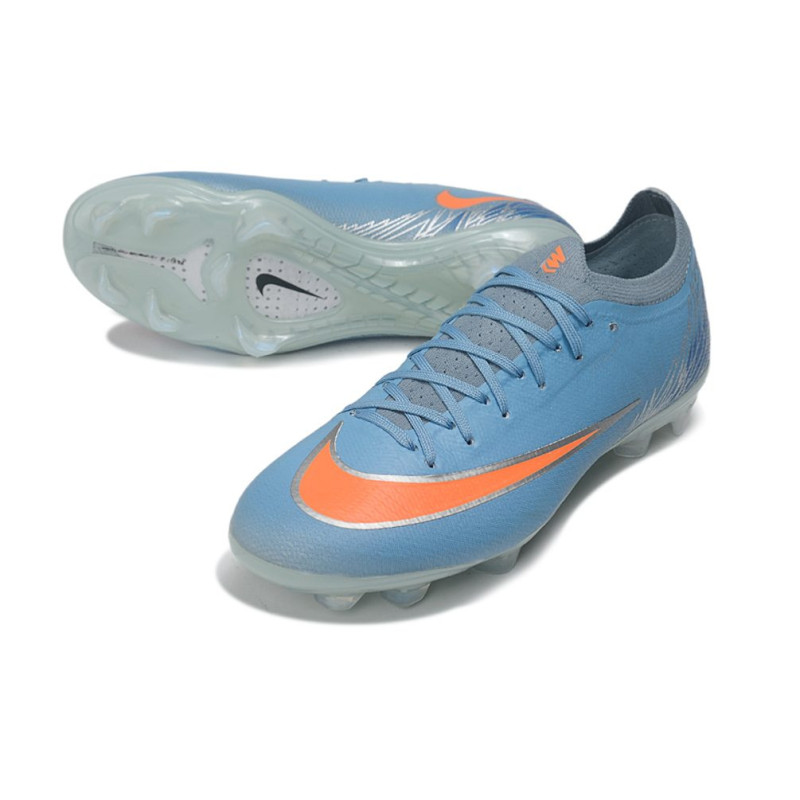 Schuhs Nike Air Zoom Mercurial Vapor XVII Elite FG Blau Orange