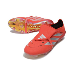 adidas  Fußballschuhe Predator 26 Elite FT FG Rot Silbern
