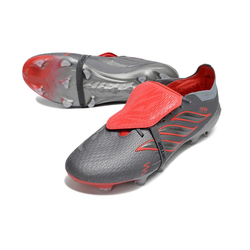 adidas Fußballschuhe Predator 26 Elite FT FG Grau Rot