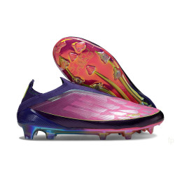 Adidas F50 Elite Schnürungslos FG X Lamine Yamal Unity Violett Ftwr Weiß Lucid Lemon
