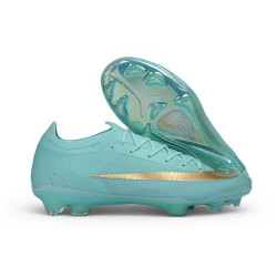 Schuhs Nike Air Zoom Mercurial Vapor XVII Elite FG Hellblau Golden