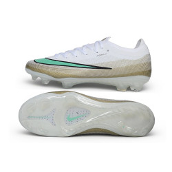 Nike Zoom Mercurial Vapor 17 Elite FG Fußballschuhe Weiß Golden GrÜN