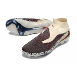 Fußballschuhe Nike Phantom 6 High Elite FG Weinrot Univ Rot Fossil