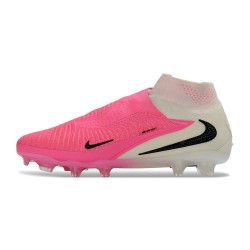 Nike Phantom 6 High Elite Fußball Schuhe Rosa Weiß