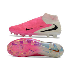 Nike Phantom 6 High Elite Fußball Schuhe Rosa Weiß