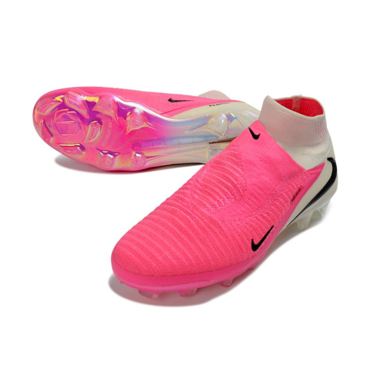 Nike Phantom 6 High Elite Fußball Schuhe Rosa Weiß