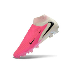 Nike Phantom 6 High Elite Fußball Schuhe Rosa Weiß
