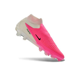 Nike Phantom 6 High Elite Fußball Schuhe Rosa Weiß