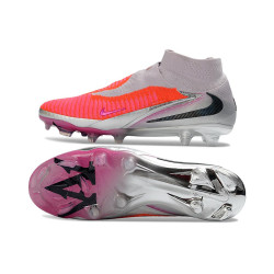 Nike Phantom 6 High Elite Fußball Schuhe Alexia Putellas Brt Purpurrot Schwarz