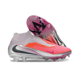 Nike Phantom 6 High Elite Fußball Schuhe Alexia Putellas Brt Purpurrot Schwarz