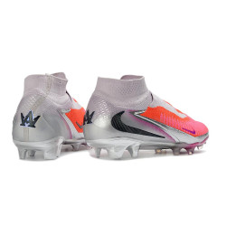 Nike Phantom 6 High Elite Fußball Schuhe Alexia Putellas Brt Purpurrot Schwarz