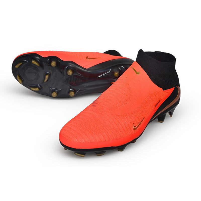 Nike Phantom 6 High Elite Fußball Schuhe Rot Schwarz