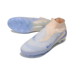 Nike Phantom 6 High Elite Fußball Schuhe Hellblau Beige