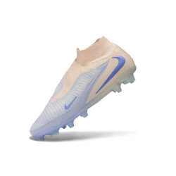 Nike Phantom 6 High Elite Fußball Schuhe Hellblau Beige