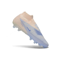 Nike Phantom 6 High Elite Fußball Schuhe Hellblau Beige