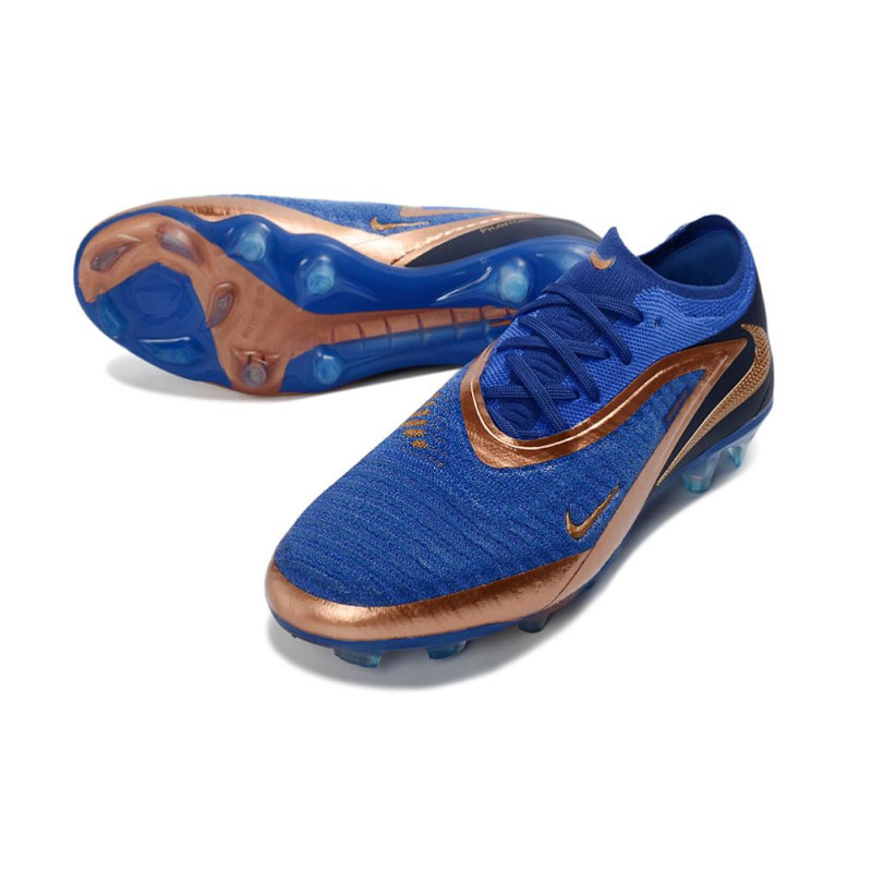 Fußballschuhe Nike Phantom 6 L Elite FG Blau Golden