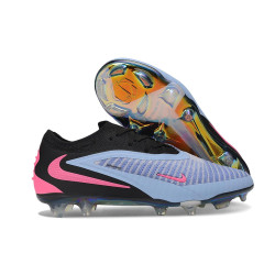 Nike Phantom 6 Elite FG Fußballschuhe Blau Rosa Schwarz