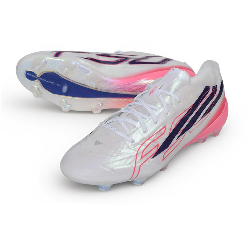 adidas F50 Hyperfast Evo FG Fußballschuhen Weiß Zwart Rosa