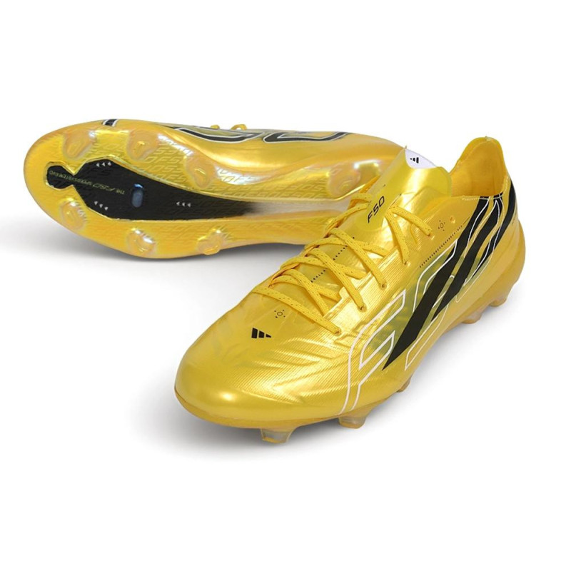 adidas F50 Hyperfast Evo FG Fußballschuhen Golden Schwarz