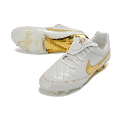 Nike Tiempo Maestro Elite FG Fußballschuh Wit Golden