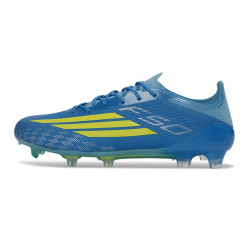 Fußballschuhe adidas F50 Elite FG X MESSI Blau Gelb