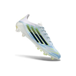 Fußballschuhe adidas F50 Elite FG Wit Blau Schwarz