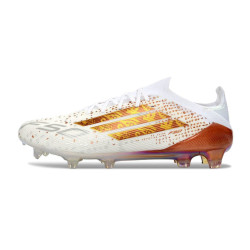 Fußballschuhe adidas F50 Elite FG Weiß Golden