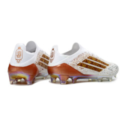 Fußballschuhe adidas F50 Elite FG Weiß Golden