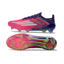 Fußballschuhe adidas F50 Elite FG Rosa Weiß Lila