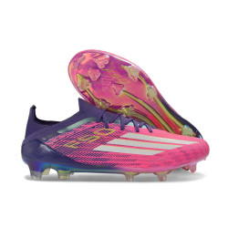 Fußballschuhe adidas F50 Elite FG Rosa Weiß Lila