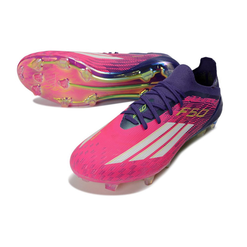 Fußballschuhe adidas F50 Elite FG Rosa Weiß Lila
